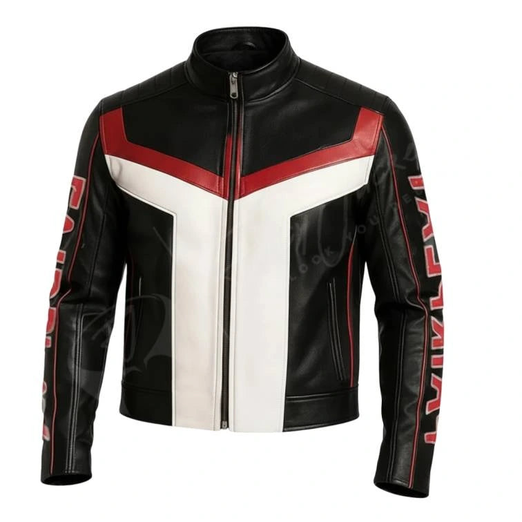 Fair Play Black Mr Terrific Leather Jacket Men