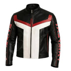 Fair Play Black Mr Terrific Leather Jacket Men