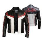 Fair Play Black Mr Terrific Leather Jacket Men
