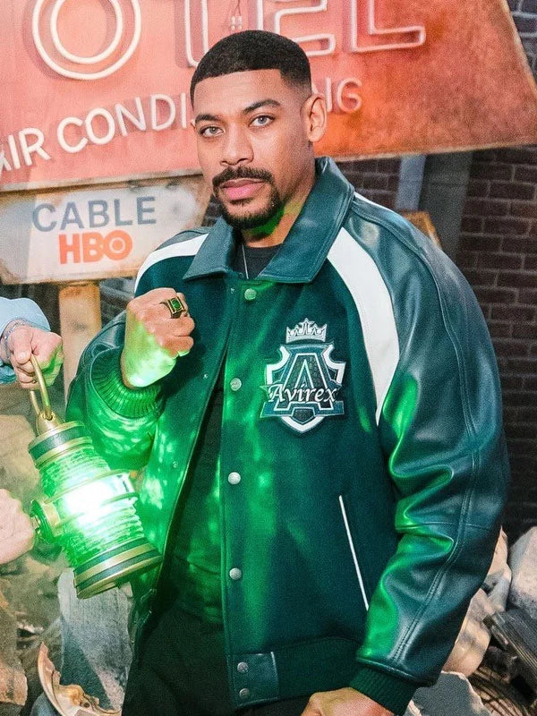 Green Lantern Varsity Jacket John Stewart Inspired Leather Jacket 2026