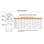 Cai Men's Long Black Leather Shearling Coat with Fur Lined Collar