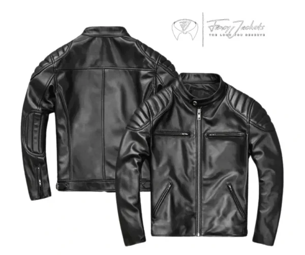 Classic black quilted jacket