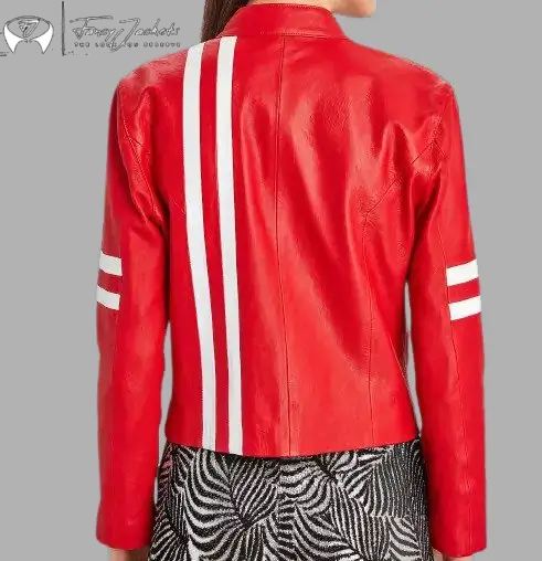 Ferrara Red leather Jacket