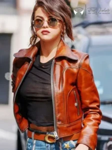 Selena Gomez Leather Jacket