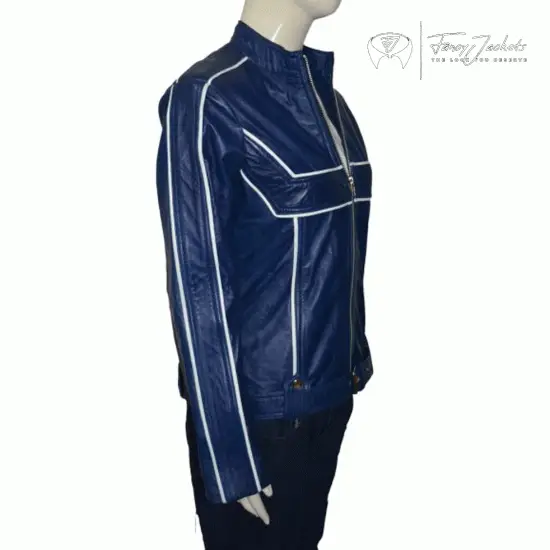 emma swan blue leather jacket
