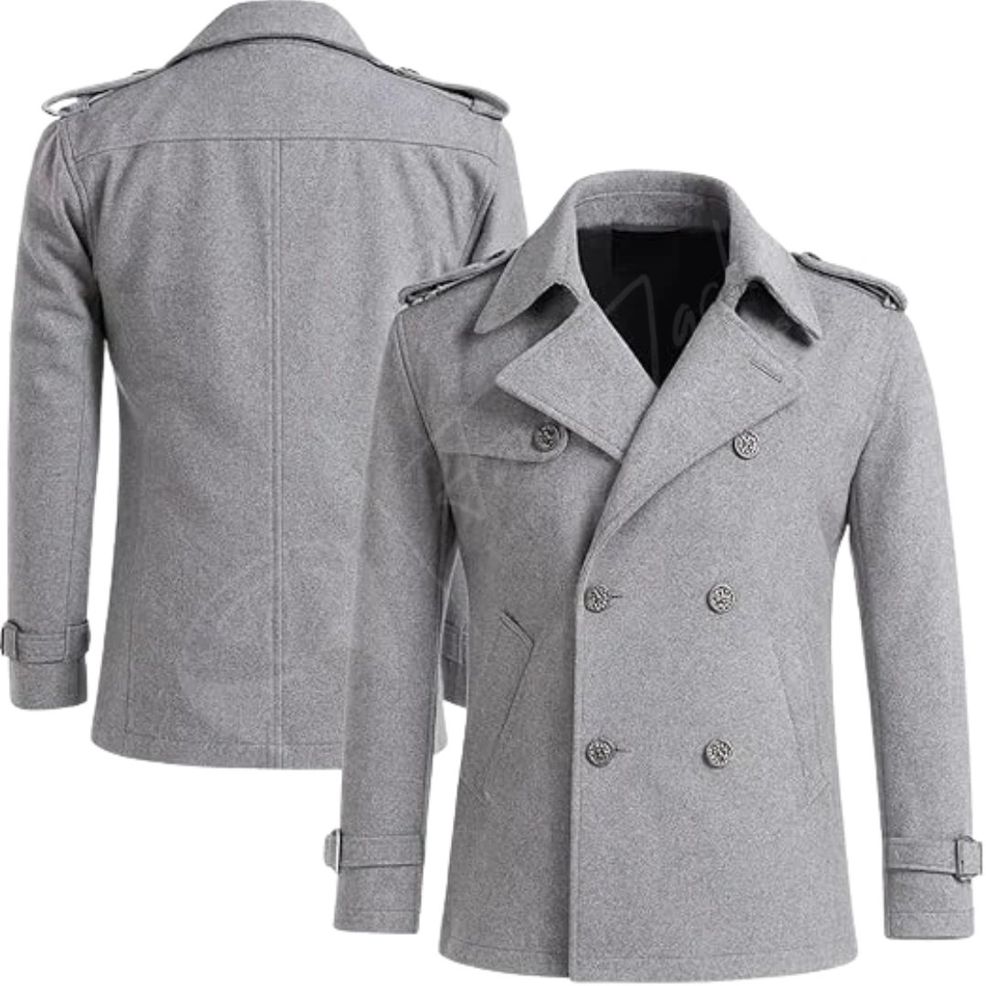 twilight Edward Cullen Pea Coat
